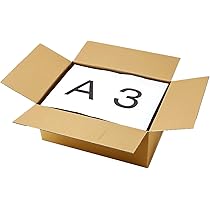 Amazon.co.jp: アースダンボール 段ボール 100サイズ A3 深さ18cm 箱